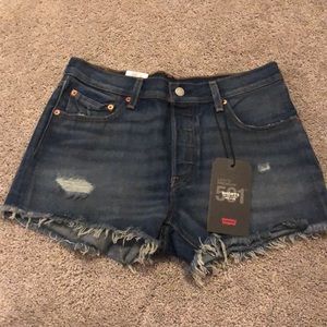 Levi’s 501 Midrise denim shorts